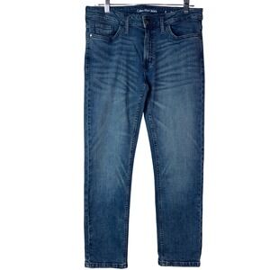 Calvin Klein Jeans Slim Boyfriend Denim Jeans Blue Wash Women's Size‎ 8